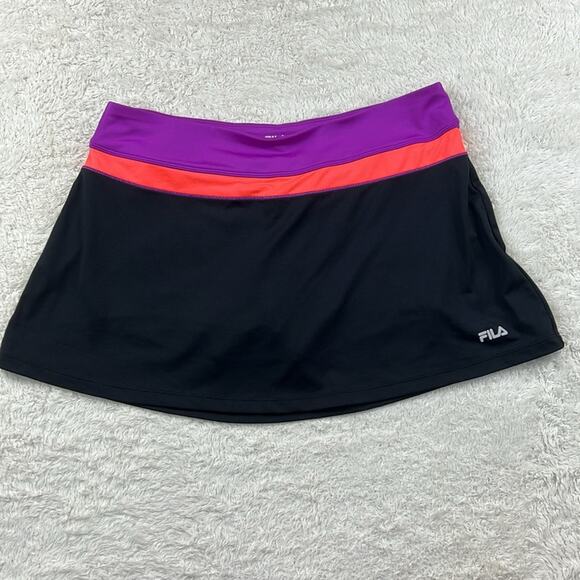 Fila color block athletic tennis skort, size XL - Picture 1 of 9